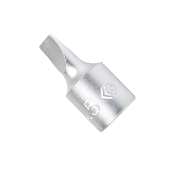 KING TONY 201255X Торцевая насадка (бита) 1/4 дюйма, SLOTTED, 5,5х1 мм, L=25 мм