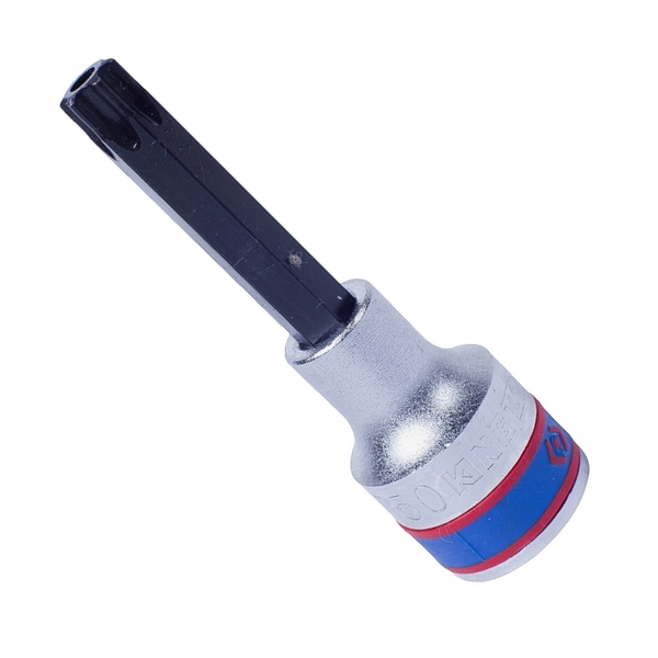 KING TONY 403755 Торцевая насадка (бита) 1/2 дюйма, TORX с отверстием, Т55, L=80 мм
