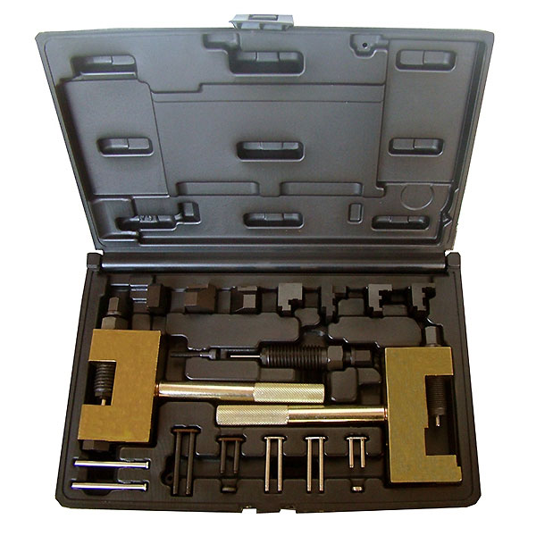 Набор для соединения и разъединения звеньев цепи ГРМ Mercedes-Benz, 22 предмета в кейсе Мастак 103-22022C