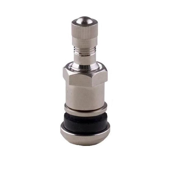 Вентиль металлический для бескамерных колес, длина 42 мм, отверстие 11,3 мм, Clipper TR-2024L