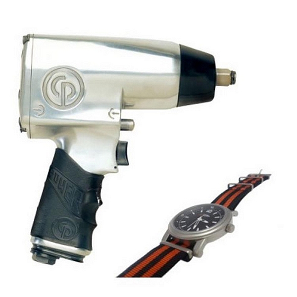 Гайковерт ударный пневматический квадрат 1/2 дюйма 576 Нм Chicago Pneumatic CP734H и CP часы