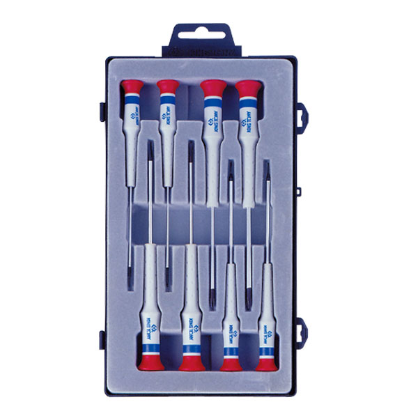 KING TONY 32118MR Набор прецизионных отверток PHILLIPS, SLOTTED 8 предметов