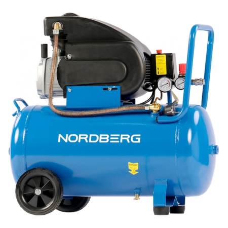 NORDBERG NCE50/240 Компрессор поршневой 220В, ресивер 50л, 240л/мин