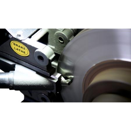 Станок для проточки тормозных дисков легковых автомобилей со снятием и без KraftWell KRW802D