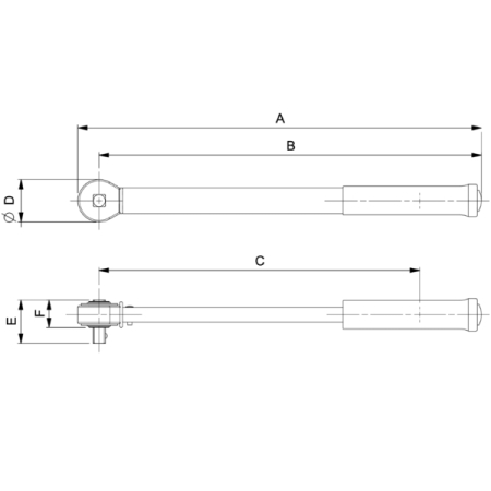 BAHCO IZO-DR-810 Электронный динамометрический ключ с фиксированной головкой 3/4 дюйма, 81-810 Нм