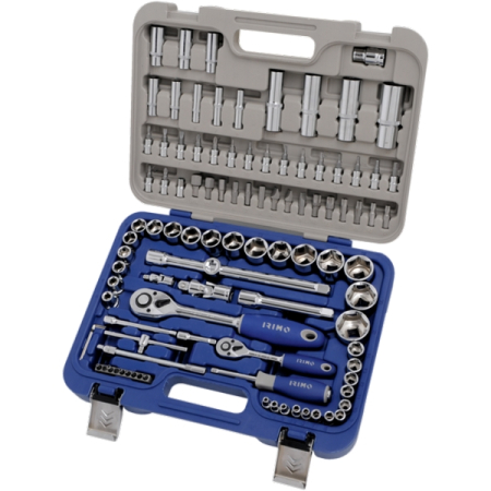 Набор головок 1/4"–1/2" и других инструментов, 101 предмет, IRIMO 129-101-4