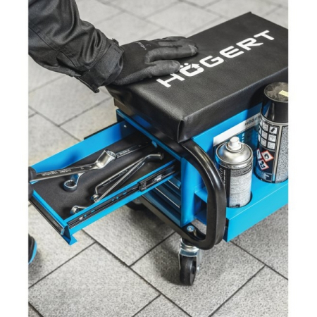 Сиденье для мастерской с ящиками HOEGERT HT7G560