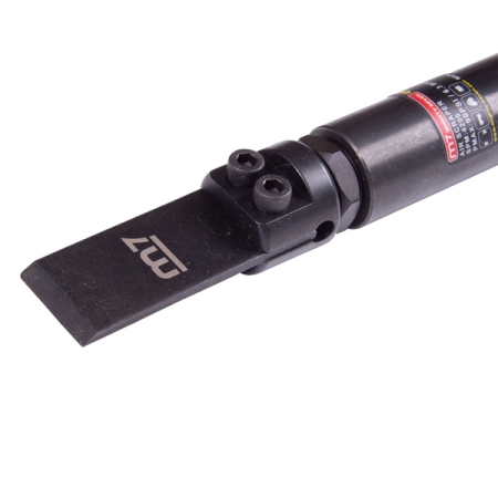 Нож скребковый пневматический, 4200 кол/мин, с набором насадок, 6 предметов, MIGHTY SEVEN QK-112N