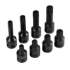 Набор ударных торцевых насадок 1/2", Spline, M12-M18, L=45-78 мм, 8 предметов, AFFIX AF00746008C Набор ударных торцевых насадок 1/2", Spline, M12-M18, L=45-78 мм, 8 предметов, AFFIX AF00746008C