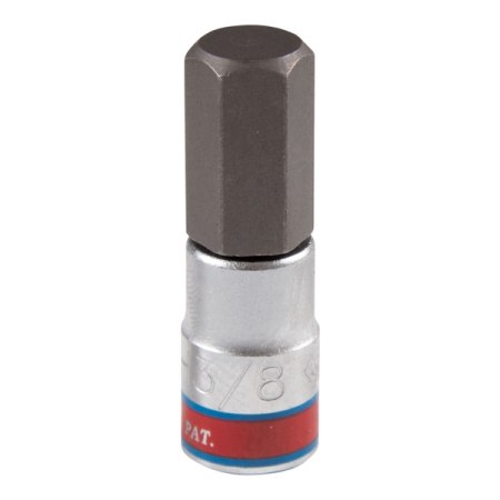 KING TONY 203512S Торцевая насадка (бита) 1/4", HEX 3/8", L=37 мм