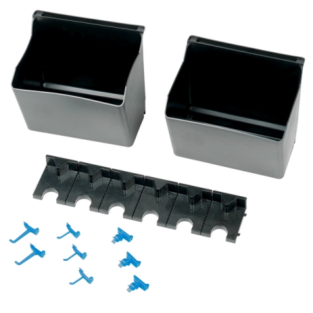 Nordberg T3B Тележка инструментальная, 3 пластиковые полки, синяя