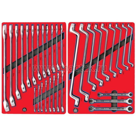 Набор инструментов "ПРОФИ 299" в красной тележке, 299 предметов МАСТАК 52-06299R Набор инструментов "ПРОФИ 299" в красной тележке, 299 предметов МАСТАК 52-06299R