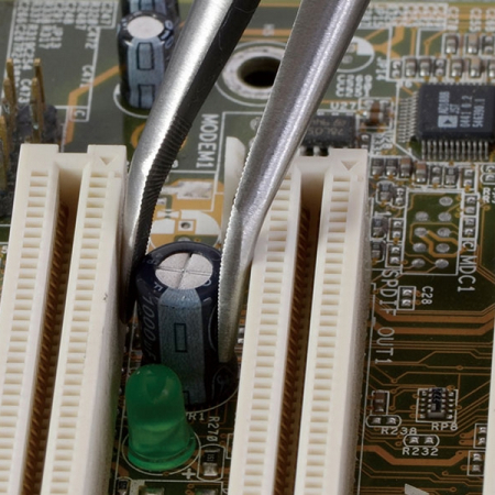 Пассатижи тонконосые загнутые, длина 154 мм King Tony 6337-06