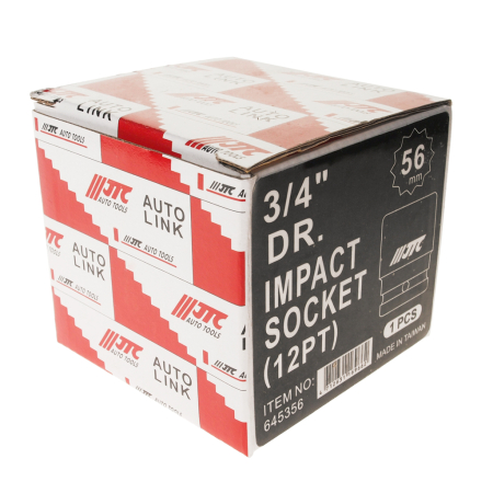 Головка торцевая 3/4" 56мм 12-ти гранная ударная L=58мм JTC