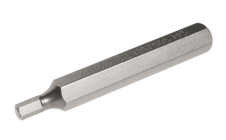 Бита HEX H5х75мм 10мм удлиненная S2 JTC