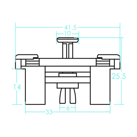 Клипса пластиковая автомобильная для бампера/фендеров TOYOTA, LEXUS, 10 шт, JTC-RD77