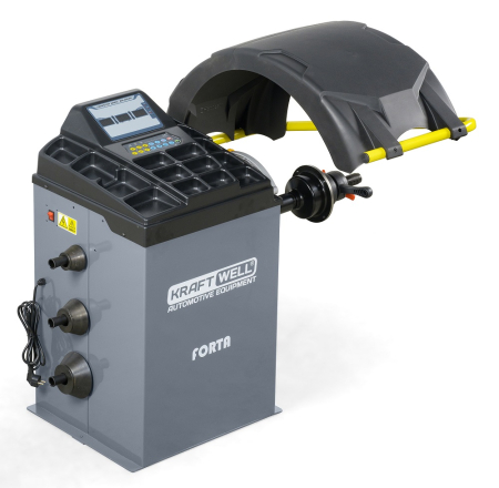 Балансировочный станок полуавтоматический KRAFTWELL KRW242 (220V)