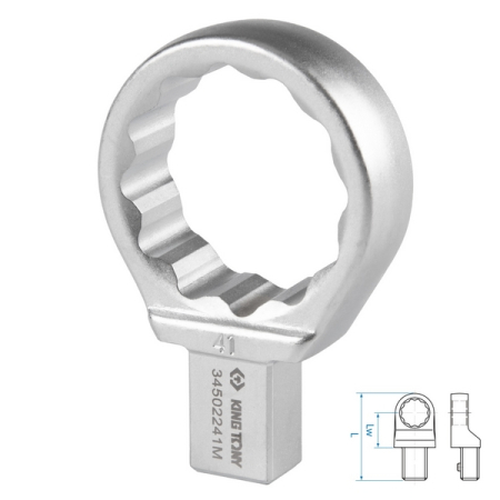 Насадка накидная серии FIT, 41 мм, 14x18 мм KING TONY 34502241M