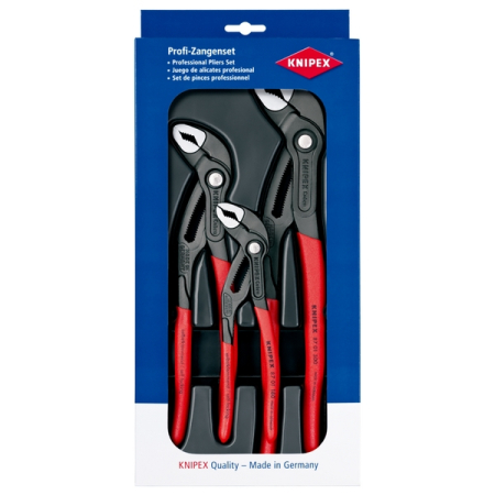 Набор клещей переставных Cobra KN-8701180/250/300, 3 предмета, KNIPEX KN-002009V02