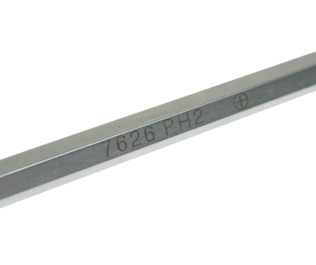 Отвертка крестовая PH 2.0х150мм усиленная со сквозным стержнем JTC