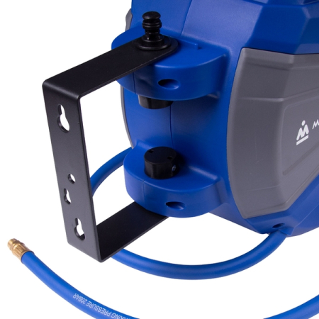 Шланг пневматический на автоматической катушке 8x12 мм, 20 м, полиуретановый, резьба 1/4", МАСТАК 681-08120HR