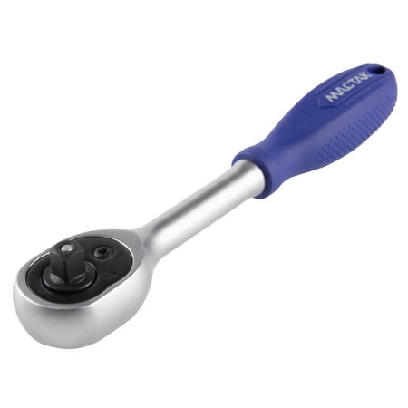 Трещотка 1/4", 72 зубца, флажковая с кнопкой МАСТАК 010-21626H