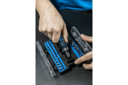 Реверсивная отвертка c набором насадок, 36 шт, HOEGERT HT1S101