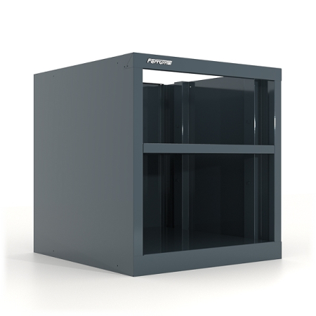 Модуль с двумя полками для верстака Premium, серый, Ferrum 11.915-7016