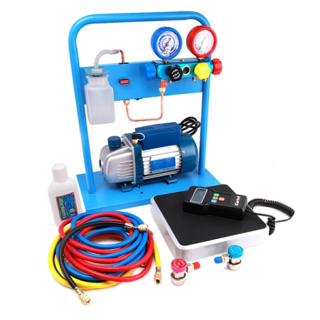 Комплект для заправки кондиционеров Compact с функцией заправки масла ОДА Сервис AC-3014