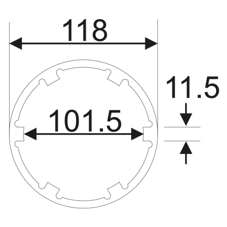 Головка ступичная (MERCEDES, MAN) JTC-5260 Головка ступичная (MERCEDES, MAN) JTC-5260