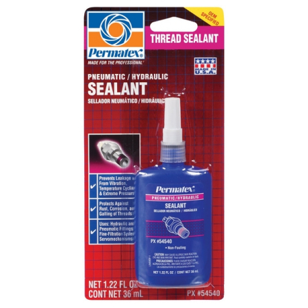 Герметик для гидравлических и пневматических систем, 36 мл, Permatex Pneumatic / Hydraulic Sealant