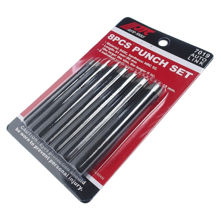 Набор просечек 3-10 мм, 8 шт, JTC-7019