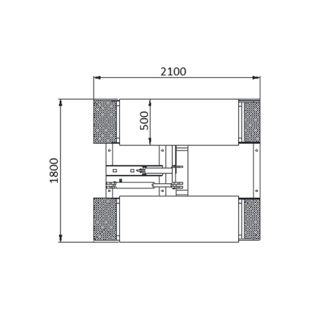 Подъемник ножничный электрогидравлический шиномонтажный, 3 т, KraftWell FORBI 3.0G (380V)