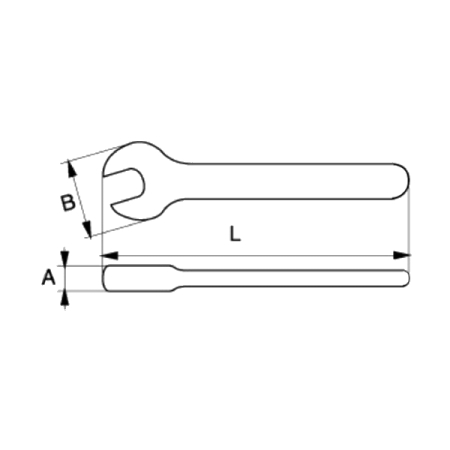 BAHCO 6MV-6 Ключ рожковый изолированный 6 мм