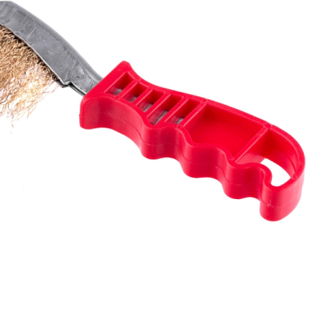 Щетка металлическая изогнутая, пластиковая ручка Matrix 74839