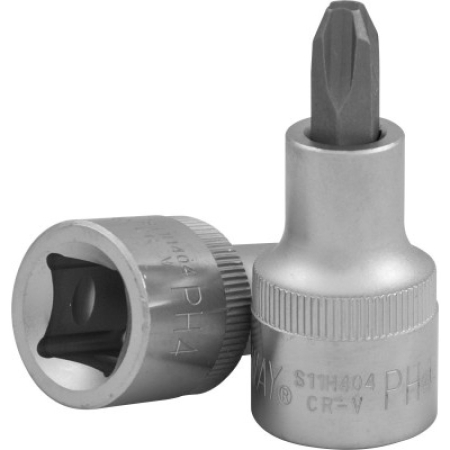 Насадка торцевая 3/8"DR с вставкой-битой крестовой, РН4, L=48 мм, Jonnesway, S11H304