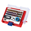 Набор вставок (бит) 1/4 дюйма, TORX, HEX, PZ, PH, SLOT, 33 предмета МАСТАК 058-10033C