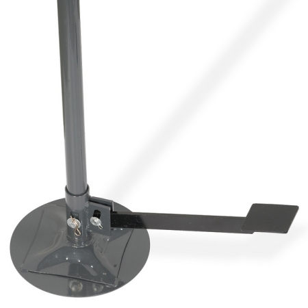 Стойка опорная винтовая, 750 кг, высокая, с педалью KraftWell KRW-HJS075F