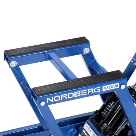 NORDBERG N32008 Домкрат подкатной пневмогидравлический для мотоциклов, 680 кг
