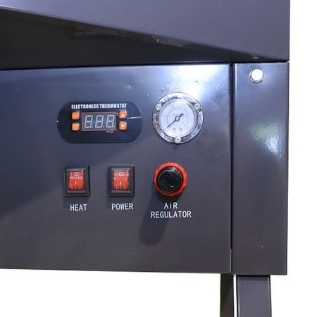 Установка для мойки деталей напольная пневматическая, с подогревом, 160 л, KraftWell KRW-PW160H