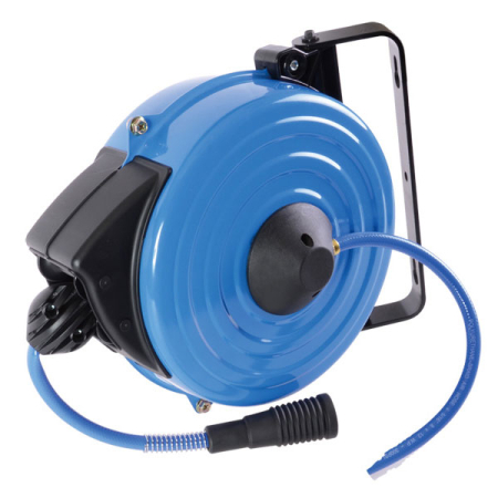 KING TONY 79912-15 Шланг полиуретановый на автоматической катушке, 15 м, диаметр 8х12 мм