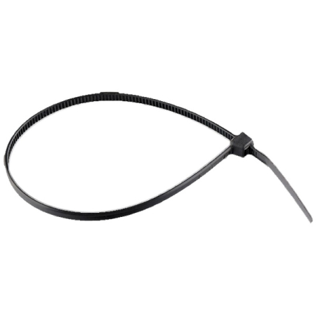 Хомуты пластиковые, 150x2.5 мм, черные, 100 шт, Сибртех 45545