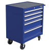 Тележка с инструментом, 5 ящиков, синяя, 232 предмета, СтанкоИмпорт BTD-271051CIS BLU 232