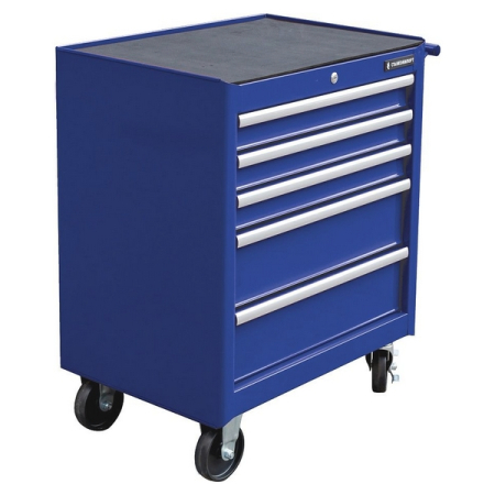 Тележка с инструментом, 5 ящиков, синяя, 232 предмета, СтанкоИмпорт BTD-271051CIS BLU 232