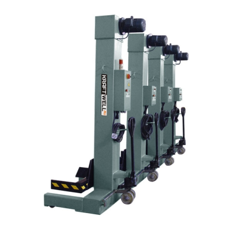 Колонны подкатные электромеханические, 4x5,5 тонн, KRAFTWELL KRW4M5.5 (380V)