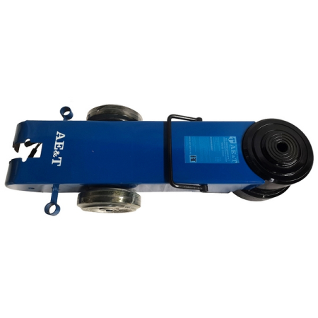 Домкрат подкатной пневмогидравлический, двухштоковый, 100/50 т, AE&T HJ-100/50