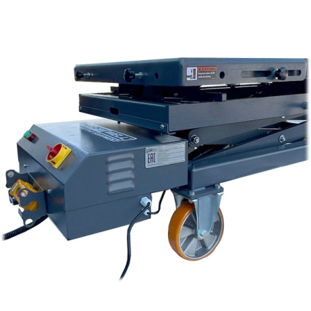 Тележка платформенная электрогидравлическая, 1200 кг, KRAFTWELL KRWLT-12E