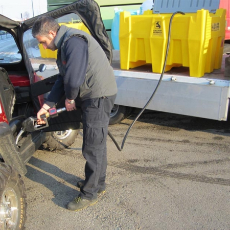 EMILIANA SERBATOI Carrytank CTG 440 Мини АЗС ДТ 440 л, электронасос 24 В 40 л/мин, шланг 4 м, пистолет-автомат