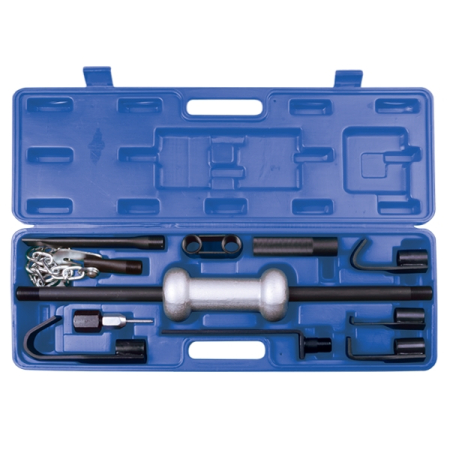 KING TONY 9CH01 Обратный рихтовочный молоток, комплект принадлежностей, 11 предметов