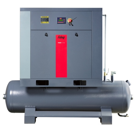 Винтовой компрессор 1430 л/мин, ресивер 270 л, FUBAG FSKR 11-10/270